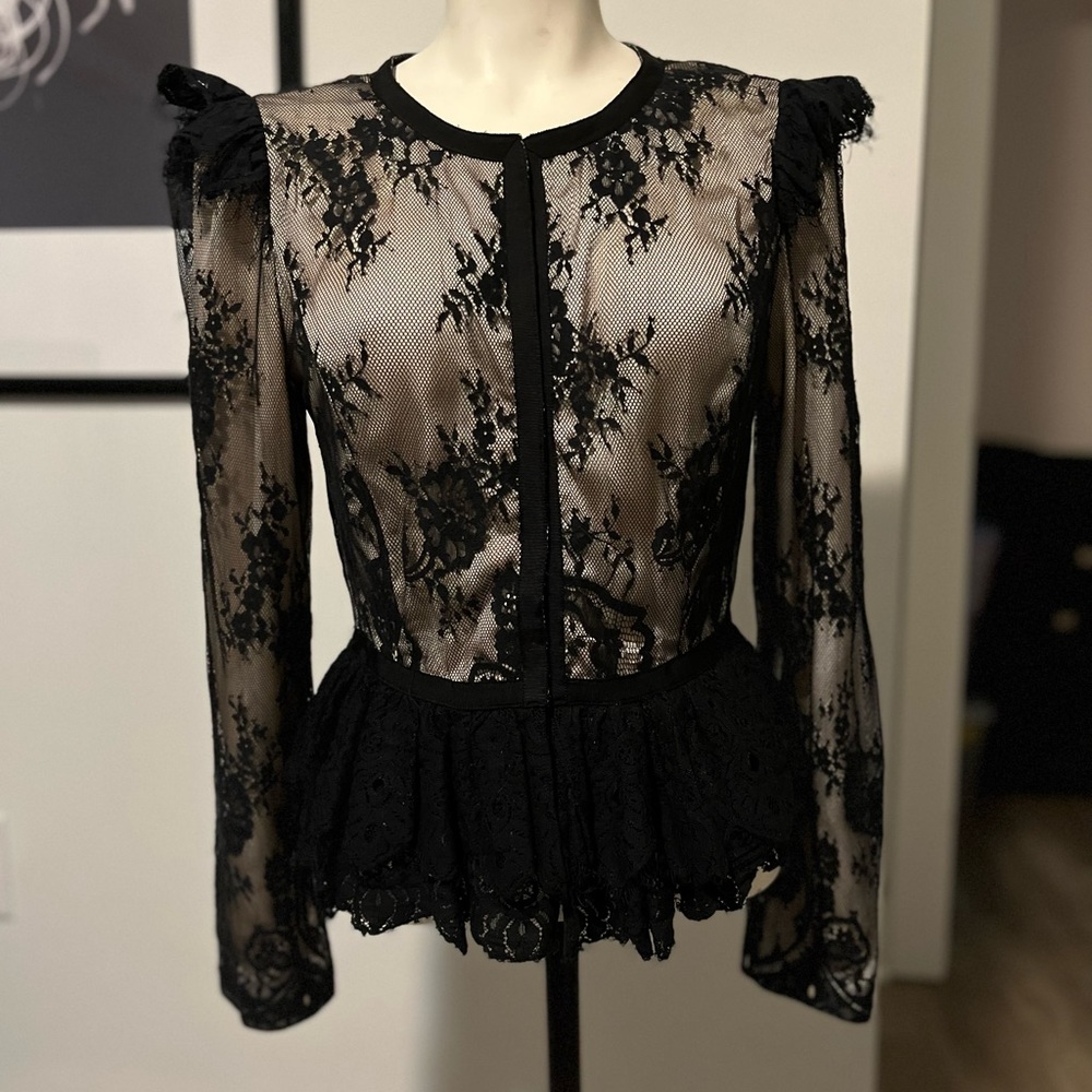 Black Lace Top